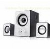 Plastic Magnetically Shielded High Tech Computer Speakers 2.1 USB Connection