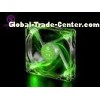 Plastic DC 12V Computer Case Cooling Fans with four Highly Intense Leds