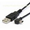 Right angel usb data transfer cable black 1.5m length