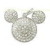 Mickey Mouse Shape Jewelry USB Flash Drive Memory Stick