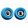 2.0Ch Stereo Mini Computer Speakers , Blue Cool Powerful Computer Speakers Ball Shape