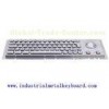 65 Keys Metallic Industrial Keyboards With Trackball , Cherry Mechanical Switch