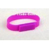 Grade A Chip Wristband USB Flash Drive , Silicone Bracelet USB Memory Stick