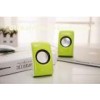 USB Plug And Play Slim 2.0 Multimedia Speakers 3.5mm Jack Audio Cable