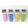Fashion Lipstick Style Desigh Portable Plastic Power Bank 2600mAh