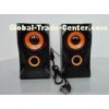 Mobile Phone Small Computer Speakers Big Sound Wooden With USB Port