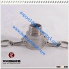 China manufacture stainless steel Cam Lock Quick Release Coupling, cam lock hose fitting Type B