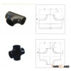 carbon steel pipe fitting cross tee
