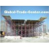 Light Weight Girder Box Formwork , Scaffold timber formwork construction for bridge floor