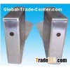 Automate security gate flap barrier with IC, ID access control for exhibition hall