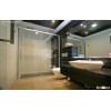 Fog-proof shower glass