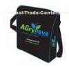 80gsm Silk Screen Non Woven Shoulder Bag , Embossing Surface