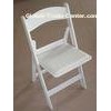 White Armless Resin Folding Chair , Contemporary Plastic UV Protection Chair For Hotel
