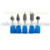 HXCT015 Tungsten Carbide Burrs Rotary File Set For Titanium Alloys / Cast Iron