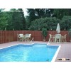 wood plastic composite outdoor  fence