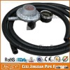 China Supply 8mm Black LPG Gas Hose and Gas Regulator,Valve