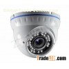 Ceil Mounted 3.5" IR Vandalproof Dome Camera With 3-Axis Cable, Bracket, Double Chassis