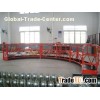 8 -10 m / min Aluminum Alloy Arc Rope Suspended Platform for Building Cleaning
