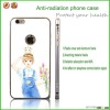 Plastic phone cover with beautiful girl anti-radiation phone case