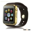 SOSOON X86 Smart Watch Phone 1.54" Touch Screen Bluetooth Camera Pedometer Gold+Brown
