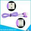 colorful fancy micro usb charger usb2.0 cable 5 pin usb data cable