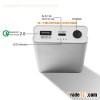 YG6002 Quick Charge Power Bank(10000mAh  QC2.0 Type-c USB3.1 )