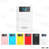 DOCA D563 10000mah Power Bank phone charger Showing Time and Alarm Function