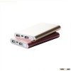 8000mAh Dual USB Aluminum alloy power bank external mobile phone charger