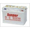 High Temperature sealed car battery for buses / trucks / motorcycles , German Standard