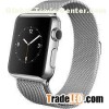 Apple Watch 42mm Smartwatch Stainless Steel Case Pearl Woven