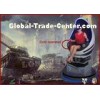 Single 9D Simulator 360 Degree Rotation With 720 Degree Immersive Game