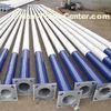 6 M ~11 M Galvanized Street Lamp Pole GB / T19001-2008 / ISO9001 Q345 3 - 30 m