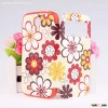 CK IN:HANDS View Window Flower Leather Case For Samsung Galaxy S4 i9500