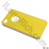 iGlaze4 Series Smooth Hard Plastic Cases For iPhone 4-Yellow