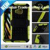 Green Heavy Duty Rugged Armor Cellular Phone HTC One M9 Case with Stand