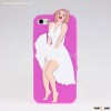 Marilyn monroe silicone case for iphone 5