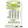 AA/Ni-MH rechargeable battary 2100mAh 1.2V 10cards/box 120cards/carton