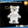 Customized Logo Plastic Reflective Flashing Keychain