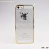 New Ultra-Thin electroplating transparent Plastic Case For iPhone 5