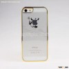 New Ultra-Thin electroplating transparent Plastic Case For iPhone 5