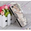 PU Leather World Map Case For iPhone 5