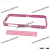 Diamond Love Aluminium Alloy Bumper Case For iPhone 5