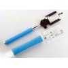 Stainless steel Phone Selfie Stick  power bank 2200mah LED torch