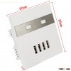 wall sockets with usb ports 4 USB Port Walk Sockets
