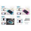 Blue Titanium Alloy 9H Tempered Glass for iPhone 6 , Oleophobic Coating