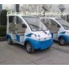 Four wheel Low Speed Electric Vehicles , Four Seat 3 KW Electric Shuttle Bus