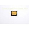 Micro Black Plastic Nano SIM To Normal SIM Adapter For Iphone 4