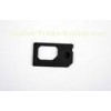 Black 1.5 x 1.2cm SIM Card Holder For IPhone 4 / 4S 500pcs