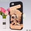 Cool Double Layer Pattern  Detachable Silicone + Plastic Back Case for iPhone 5