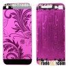 Decorative pattern Metal Housing Back Cover Replacement Set  For iPhone 5